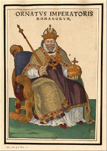 Ensemble de gravures de costumes d'Allemagne du XVIe siècle.f001