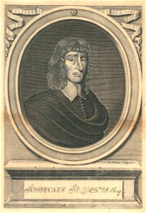 Engraving of John Selden from Tracts Written by John Selden of the Inner-Temple, Esquire (1st ed, 1683)