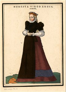 Ensemble de gravures de costumes d'Allemagne du XVIe siècle.f009