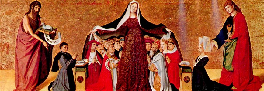 Enguerrand Quarton, La vierge de miséricorde de la famille Cadard (1452)