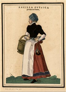 Ensemble de gravures de costumes d'Allemagne du XVIe siècle.f045
