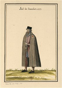 Ensemble de gravures de costumes d'Allemagne du XVIe siècle.f104