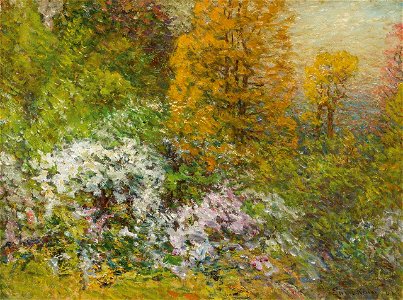Spring Flowers by John Joseph Enneking, 1904. Free illustration for personal and commercial use.