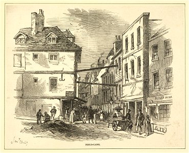 Engraving of Field Lane