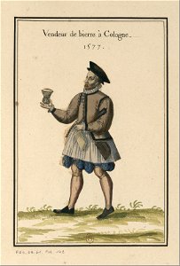 Ensemble de gravures de costumes d'Allemagne du XVIe siècle.f126