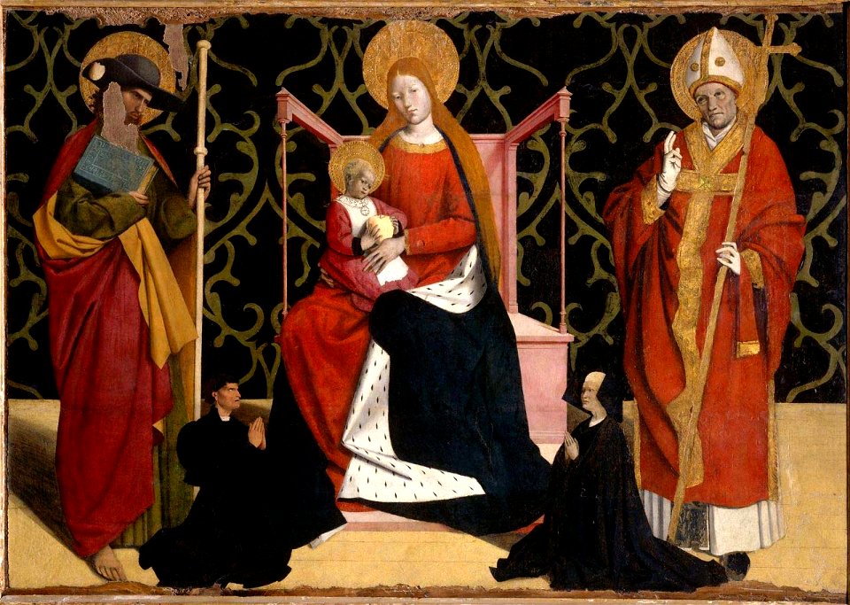Enguerrand Quarton - La Vierge et l'enfant