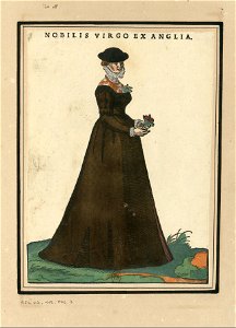 Ensemble de gravures de costumes d'Ecosse du XVIe siècle.f03