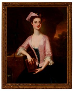 Enoch seeman portrait of katherine watson southwell holding a book thr075319)