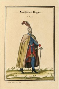 Ensemble de gravures de costumes d'Ecosse du XVIe siècle.f15