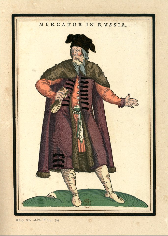 Ensemble de gravures de costumes d'Ecosse du XVIe siècle.f25