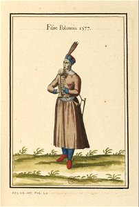Ensemble de gravures de costumes d'Ecosse du XVIe siècle.f29