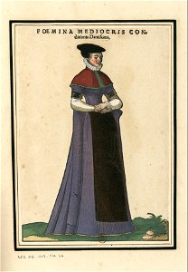 Ensemble de gravures de costumes d'Ecosse du XVIe siècle.f33
