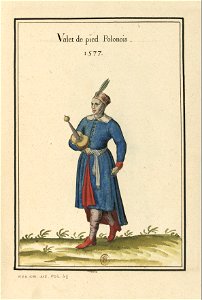 Ensemble de gravures de costumes d'Ecosse du XVIe siècle.f31
