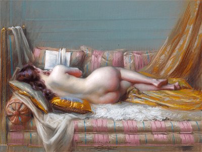 Nu Allongé by Delphin Enjolras