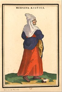 Ensemble de gravures de costumes espagnols du XVIe siècle.f11