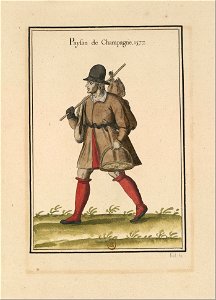 Ensemble de gravures de costumes français du XVIe siècle.f04