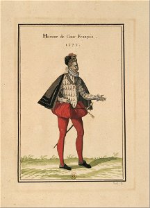 Ensemble de gravures de costumes français du XVIe siècle.f02