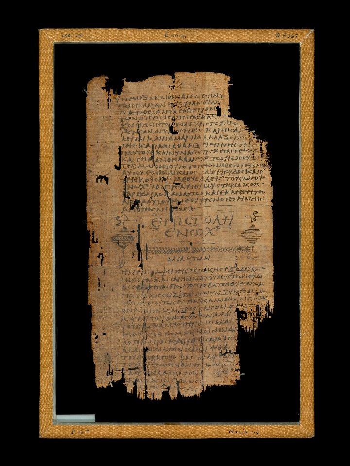 Enoch 106.8-18; Melito's Homily 1-4 (CBL BP XII, f.13v)