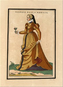 Ensemble de gravures de costumes français du XVIe siècle.f10