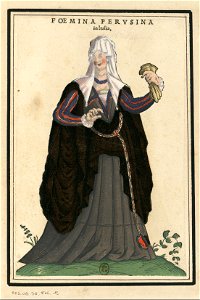 Ensemble de gravures de costumes italiens du XVIe siècle.f06