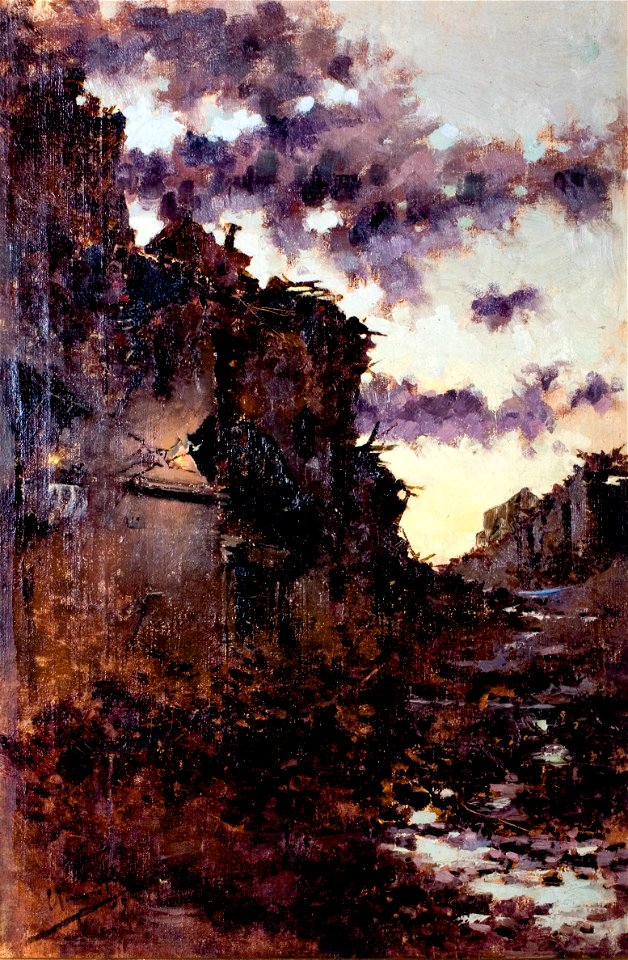 Enrique Simonet - Terremoto en Málaga - 1885