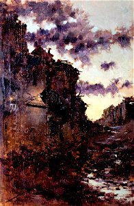 Enrique Simonet - Terremoto en Málaga - 1885