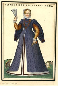 Ensemble de gravures de costumes italiens du XVIe siècle.f28