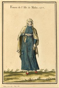 Ensemble de gravures de costumes italiens du XVIe siècle.f32