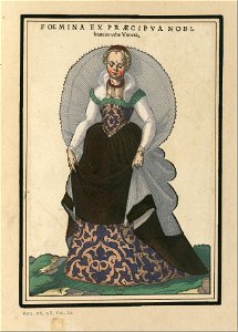 Ensemble de gravures de costumes vénitiens du XVIe siècle.f05