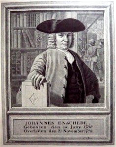 Enschede-Cornelis van Noorde - portrait of Johannes Enschedé Sr - 1708-1780