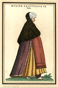 Ensemble de gravures de costumes italiens du XVIe siècle.f30