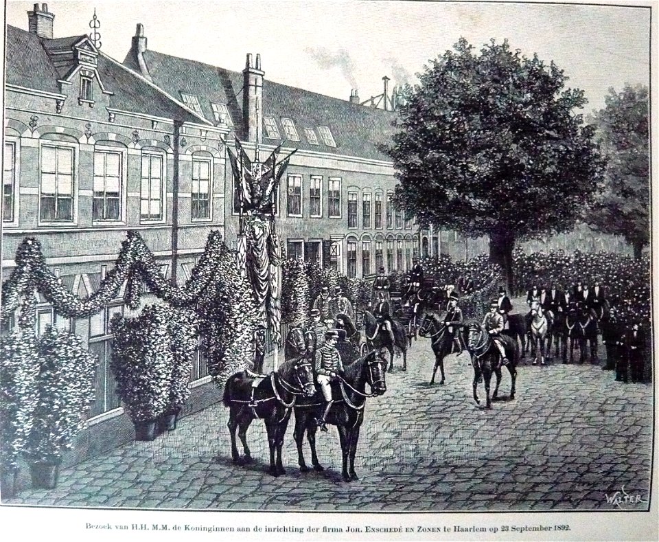 Enschede-royal visit in 1892