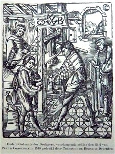 Enschede-Theodore de Borne 1518 book press