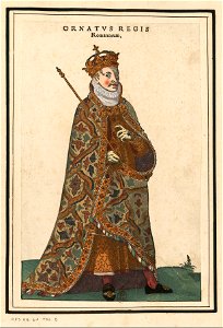 Ensemble de gravures de costumes d'Allemagne du XVIe siècle.f002