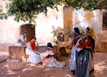 Enrique Simonet - La buenaventura - 1899