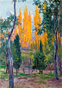 Enrique Simonet - Otoño en la Dehesa - 1918