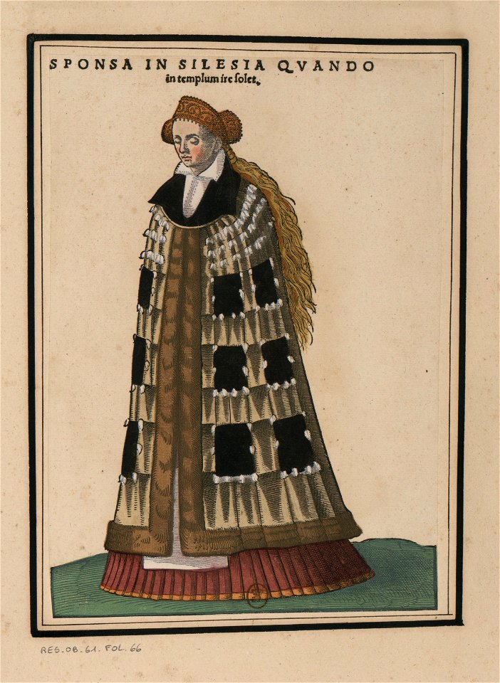 Ensemble de gravures de costumes d'Allemagne du XVIe siècle.f066