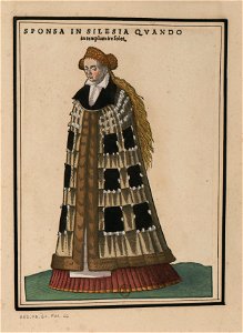 Ensemble de gravures de costumes d'Allemagne du XVIe siècle.f066