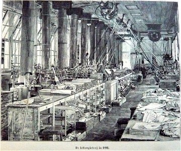 Enschede-Haarlem type foundry in 1892