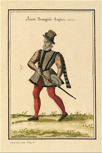 Ensemble de gravures de costumes d'Ecosse du XVIe siècle.f06