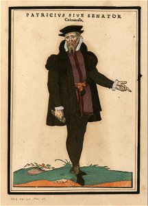Ensemble de gravures de costumes d'Allemagne du XVIe siècle.f012