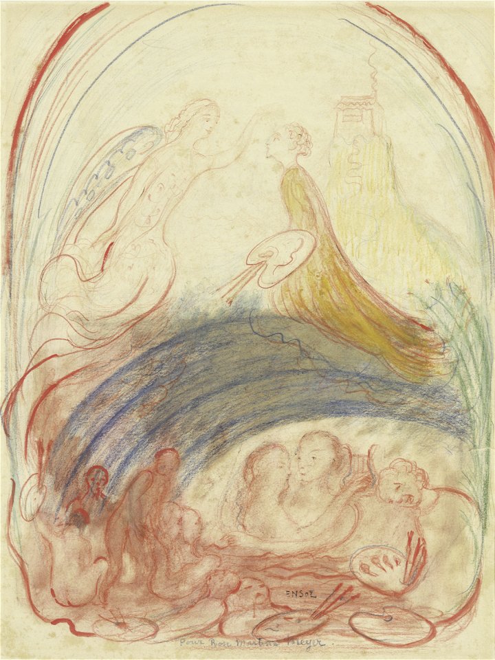 Ensor en zijn muze, James Ensor, Mu.ZEE Oostende, SM000717