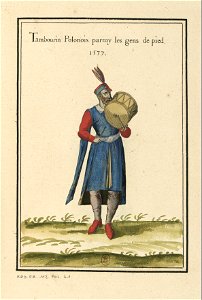 Ensemble de gravures de costumes d'Ecosse du XVIe siècle.f30