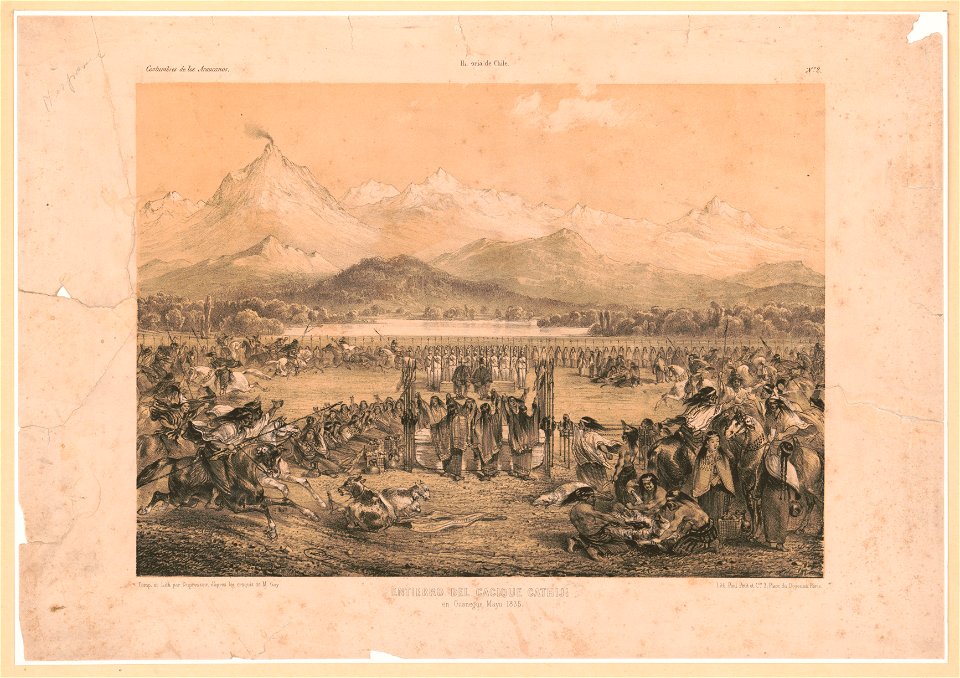 Entierro del cacique cathiji en guanegue May 1835 LCCN2003666770