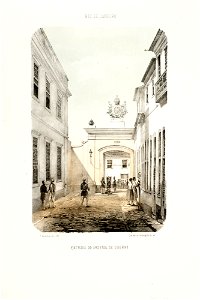 Entrada do Arsenal de Guerra, da Coleção Brasiliana Iconográfica