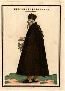 Ensemble de gravures de costumes espagnols du XVIe siècle.f04