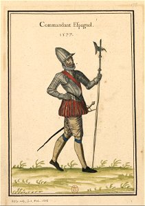 Ensemble de gravures de costumes espagnols du XVIe siècle.f16
