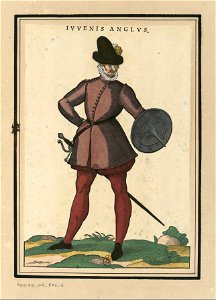 Ensemble de gravures de costumes d'Ecosse du XVIe siècle.f04