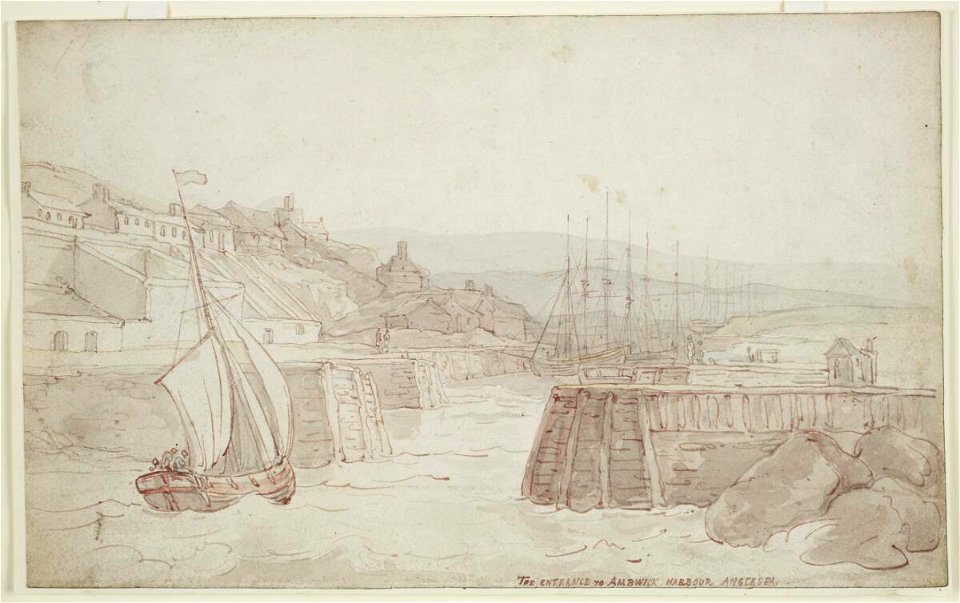 Entrance to Ambwick i.e. Amlwch Harbour, Anglesey (4786048)