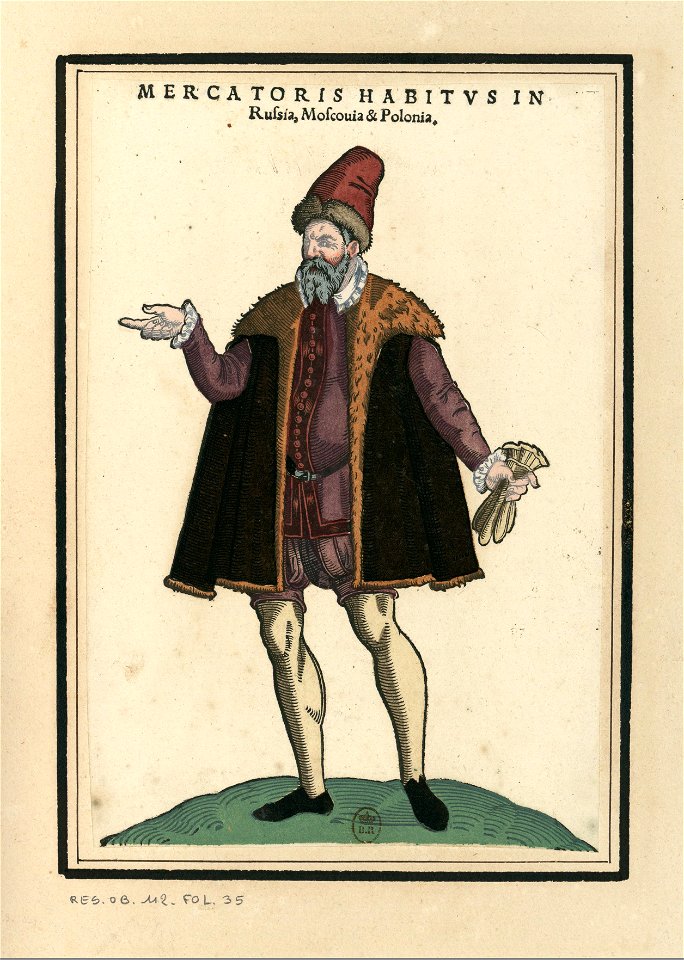 Ensemble de gravures de costumes d'Ecosse du XVIe siècle.f24